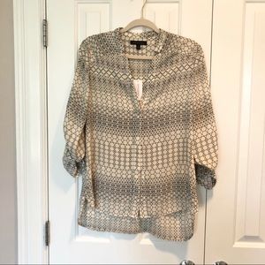 Banana Republic Geometric Blouse